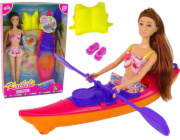 TRITON Sada příslušenství pro panenku LeanToys Pink Kayak