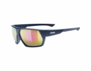 Sluneční brýle UVEX SPORTSTYLE 238 DEEP SPACE MATT/MIR. RED 