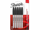 Sharpie Sharpie Marker Rundspitze F schwarz 0,9 mm 5er Bl...