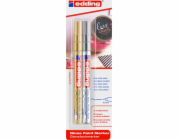 Edding Lesklý olejový popisovač e-780 EDDING, 0,8 mm, 2 ks, blistr, různé barvy