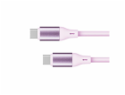 Kabel KRUGER & MATZ KM1269-1P Basic USB-C/USB-C 1m Pink