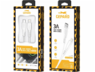 Gepard USB kabel USB-C - Lightning 1 m bílý (GEP CABCL3A)
