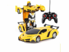 LeanToys Auto Robot 2v1 Dálkové ovládání R/C Světlo Zvuk ...