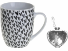 Secret de Gourmet Hrnek na čaj AMOR s nálevníkem, porcelá...