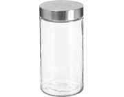 5five Skleněná nádoba na potraviny s víkem z nerezové oceli, 1700 ml