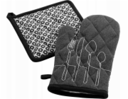 Douceur d`Interieur Kuchyňská rukavice + podložka pro interiérový design CUISILINE