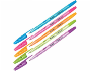 Berlingo Tribase neonové kuličkové pero 0,7 mm modré (265896)