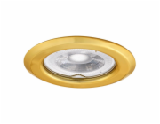 Kanlux Argus II vestavná lampa, 10W, GU10, zlatá