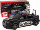 LeanToys Sportovní auto Policejní 1:16 Černý zvuk