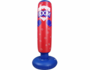 LeanToys Nafukovací boxovací pytel červenomodrý 125 cm