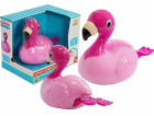 LeanToys Hračka do koupele Flamingo