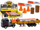 LeanToys Nákladní automobil s přívěsem Modrý 1:24 Přísluš...