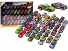 LeanToys Sada 32 barevných autíček s motorem od