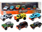 LeanToys Sada terénních vozidel 1:64, 6 dílů