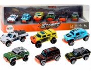 LeanToys Sada terénních vozidel 1:64, 6 dílů