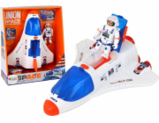 LeanToys Vesmírná mise Vesmírná sada Raketa Kosmonaut Kosmos 2 ELE