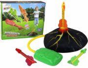 LeanToys Hra Volcano Rocket Launcher s dinosaury pro domácnost a zahradu