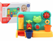 LeanToys hračka do koupele pro děti - fontána, žába, mlýnek, kohoutek