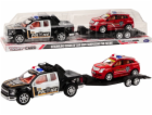 LeanToys policejní sada auto pickup terénní odtahovka pří...