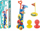 LeanToys Velká sada minigolfu + golfový vozík