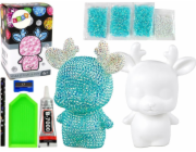 LeanToys Kreativní sada DIY Sobí diamantové krystaly modrá