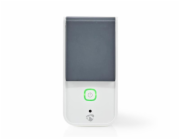 Nedis WIFIPO120FWT - Chytrá Wi-Fi Venkovní Zásuvka | Ochrana Proti Stříkancům Vody | IP44 | Monitor Napájení | Schuko T