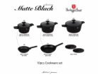 Sada nádobí s titanovým povrchem 10 ks Matte Black Collec...