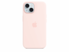 iPhone 15 Silicone Case with MagSafe - Light Pink