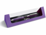 NoName Kuličkové pero Pentel BL407, fialové tělo, modrý inkoust