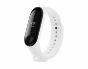Silikonový řemínek FIXED Silicone Strap pro Xiaomi Mi Band 3/4, bílý