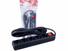 Office Products Prodlužovací kabel , 5 zásuvek, 3 m, s uz...