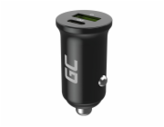 Green Cell GC PowerRide Nano38 38W 6A 1x USB-C 1x USB-A nabíječka do auta