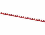 Office Products Kancelářské produkty vazby na hřbety, A4, 12 mm (95 listů), 100 ks, červené