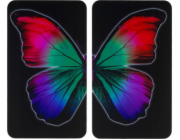 Wenko Skleněné ochranné desky BUTTERFLY BY NIGHT - 2 kusy, WENKO