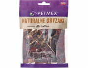 PETMEX Beef gullet strips Mono - pamlsek pro kočky - 40g
