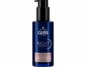 NoName GLISS_Night Elixir Reconstruction regenerační bezoplachová noční kúra pro poškozené vlasy a roztřepené konečky 100 ml