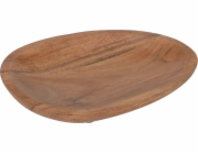 Home Styling Collection Dřevěný talíř pro domácí styling, 16 x 13 x 1,5 cm