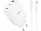 Hoco Nabíječka HOCO do zásuvky 2 x Type-C + USB A + Type-...