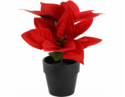 Home Styling Collection Kolekce pro domácí styling Umělá vánoční hvězda v květináči, výška 18 cm