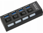 Pawonik USB HUB 4x USB-A 3.0 (HUB-USB3.0-1/4)