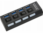 Pawonik USB HUB 4x USB-A 3.0 (HUB-USB3.0-1/4)