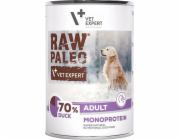 VETEXPERT Raw Paleo Adult Mono Duck - mokré krmivo pro psy - 400 g