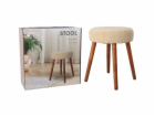 Stolička Home Styling Collection s měkkým manšestrovým se...