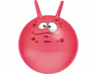 Eddy Toys skákací míč s rohy 45 cm - růžový