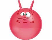 Eddy Toys skákací míč s rohy 45 cm - růžový