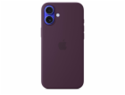 iPhone 16 Plus Silicone Case with MS - Plum