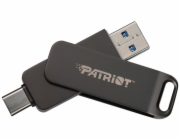 PATRIOT RAGE R550 128GB / USB Typ-A + USB Typ-C / USB 3.2 Gen 1 / šedá