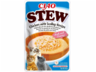 INABA Ciao Stew Chicken & Scallop - pamlsek pro kočky - 40g