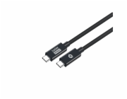 Conceptronic USB kabel CONCEPTRONIC USB-C 4.0 -> C ocel/oceľový kabel 1,20 m 5A 40Gbps sw