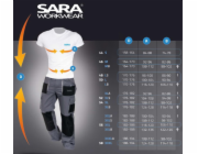 Pracovní montérky Sara Workwear, modré, velikost XXL